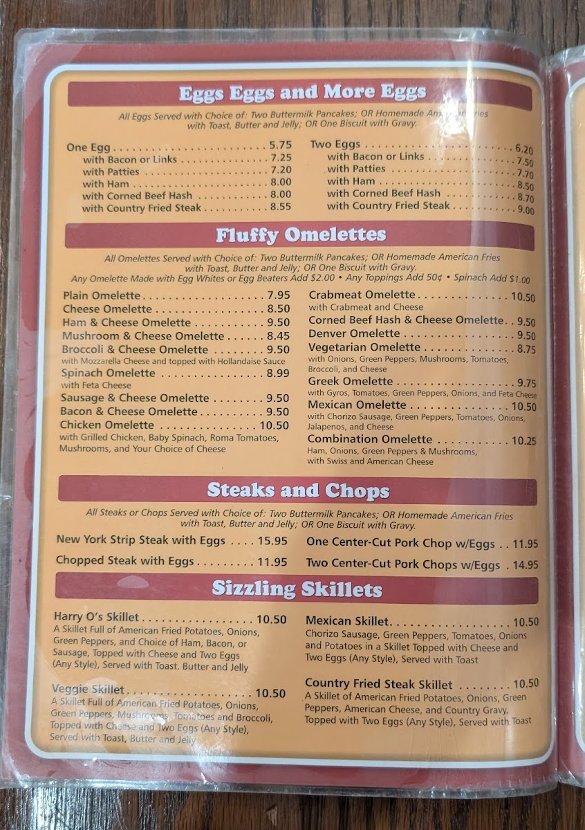 Harry O's Menu - Image 2