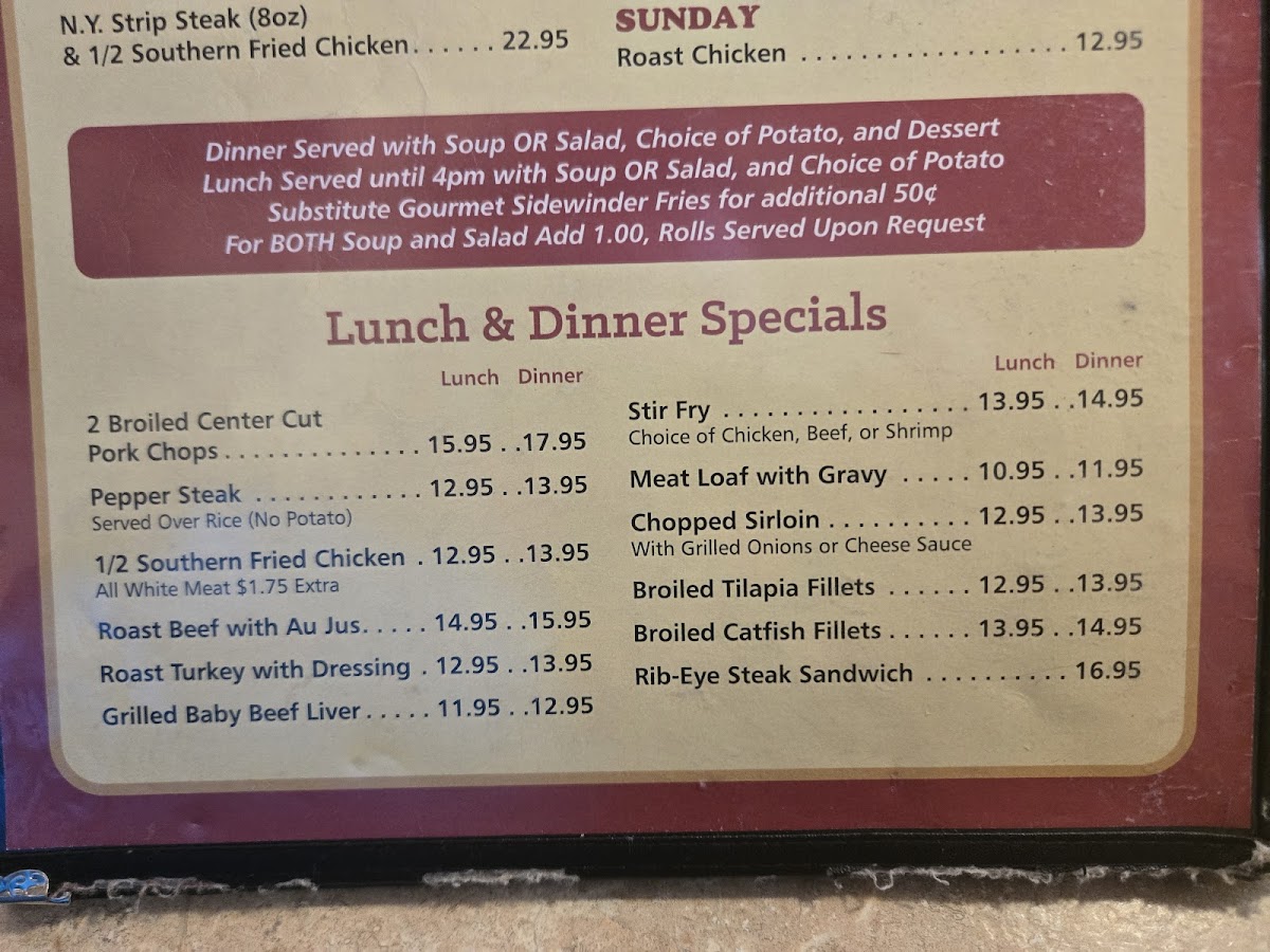 Harry O's Menu - Image 4