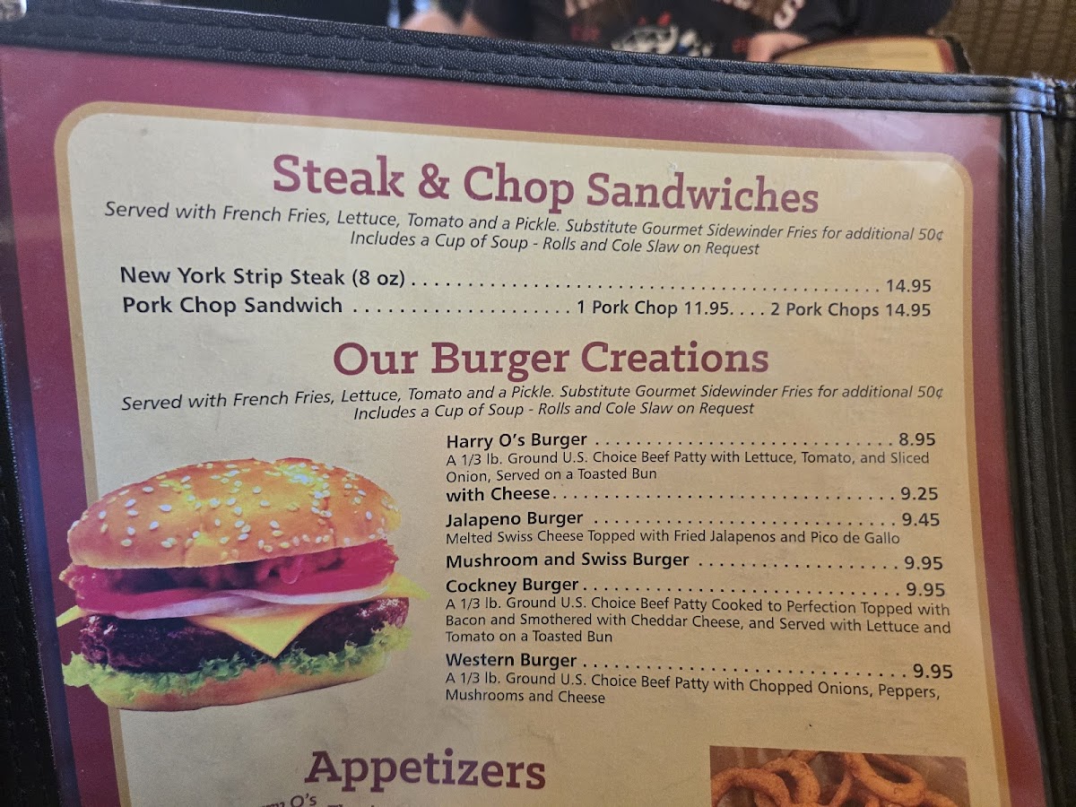 Harry O's Menu - Image 6